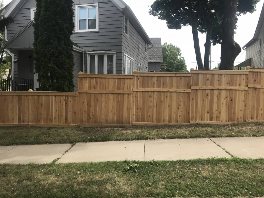step down fence