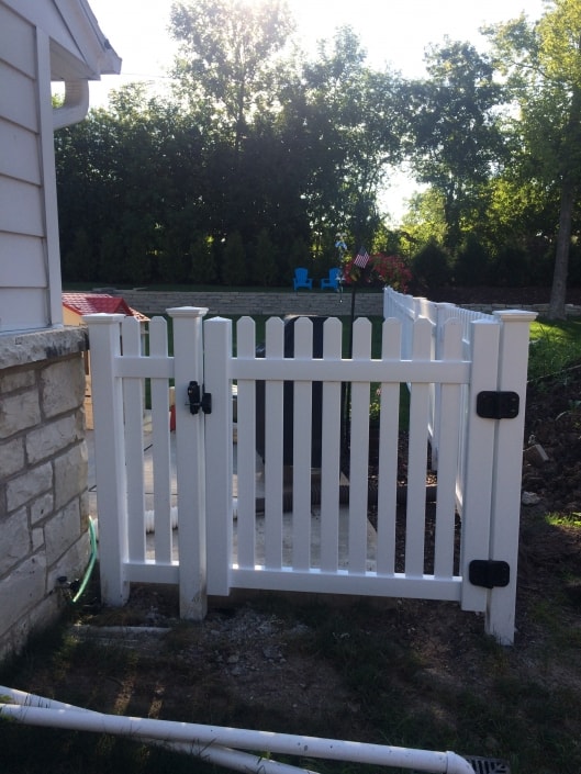 PVC Picket Fence Gate